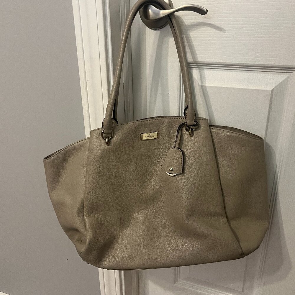 Kate Spade - Nude Work Tote - 100% Cow hide leather